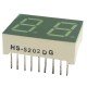 Display De Led Verde Anodo Duplo HS-5202BG/DG Máscara Cinza Display De Led Verde Anodo Duplo HS-5202BG/DG Máscara Cinza